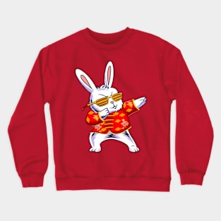 Dabbing Rabbit Year of the Rabbit 2023 Chinese New Year 2023 Crewneck Sweatshirt